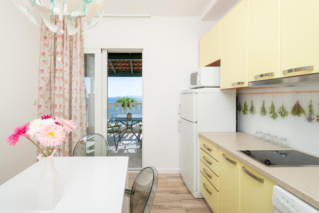 Superb Beachfront Luxury Seaview With Private Beach Milna  Esterno foto